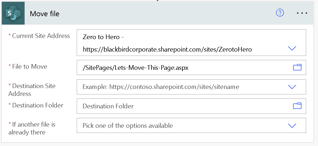 Learning to move pages SharePoint